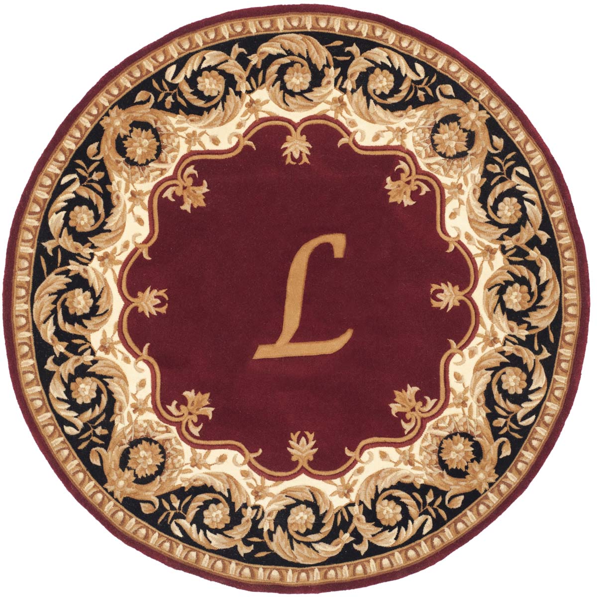 Safavieh Naples 20L Rug, NA520L - Maroon / Beige