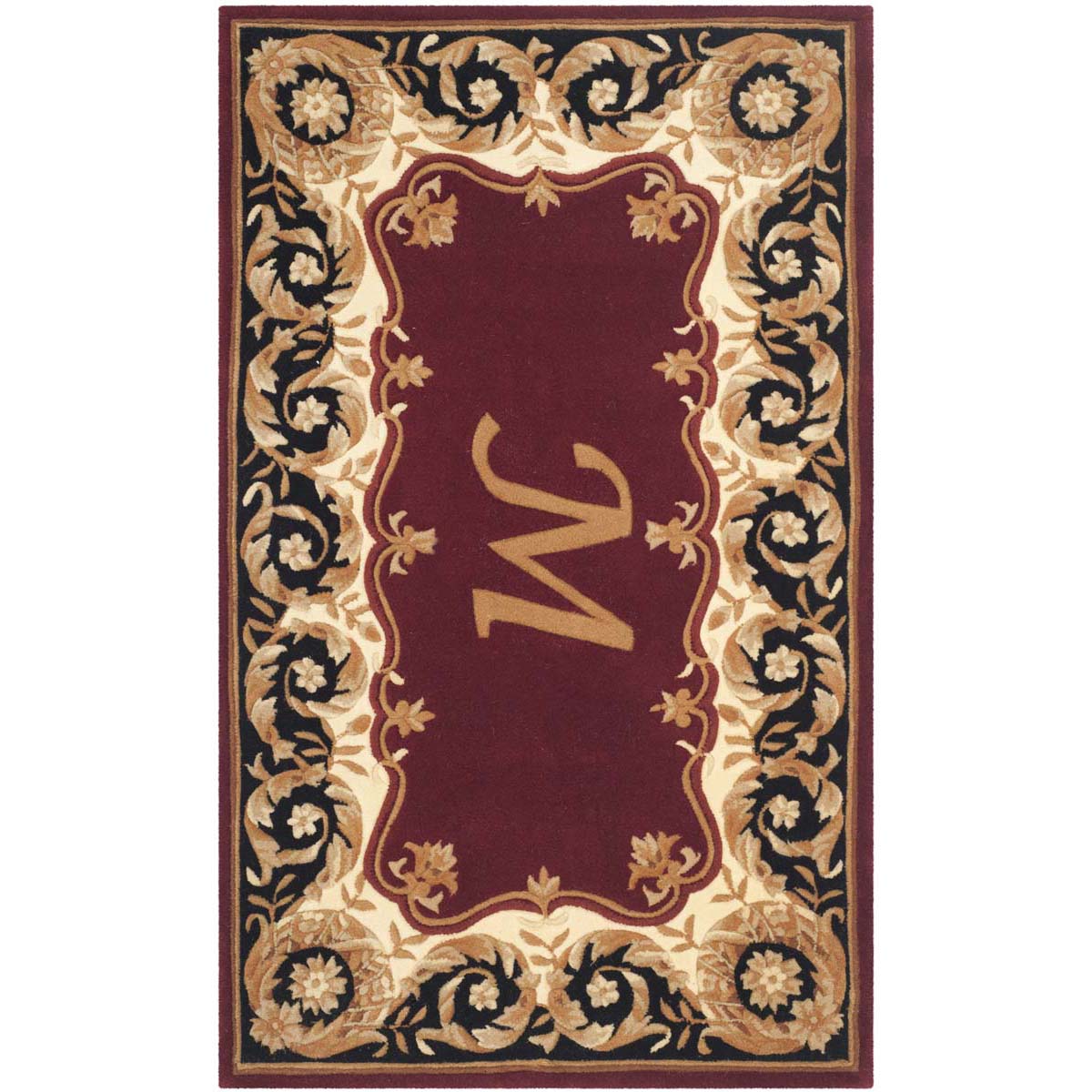 Safavieh Naples 20M Rug, NA520M - Maroon / Beige