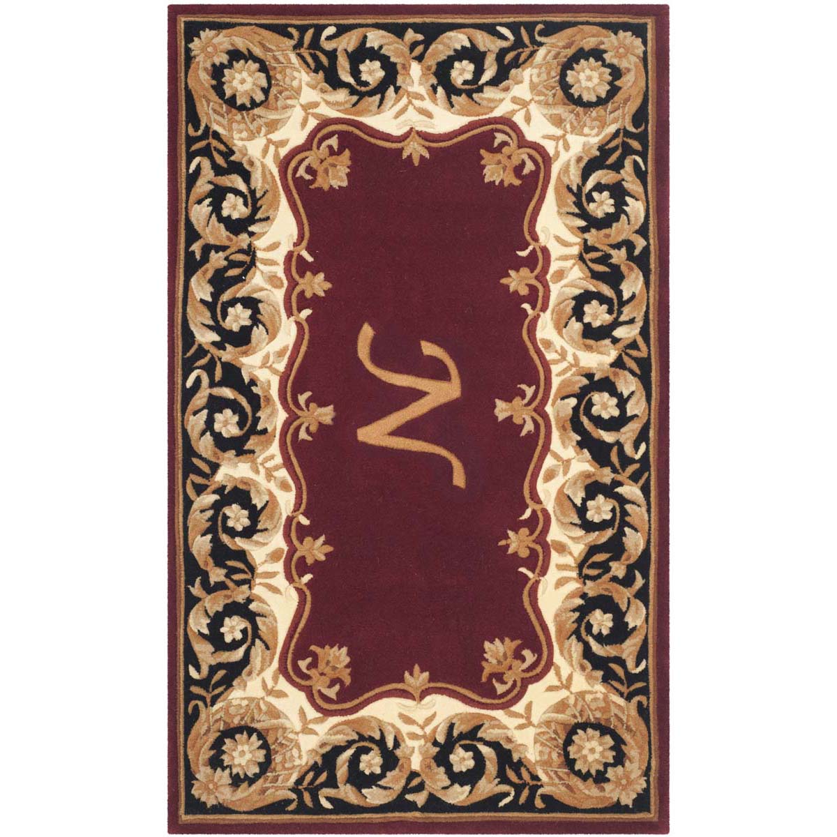 Safavieh Naples 20N Rug, NA520N - Maroon / Beige