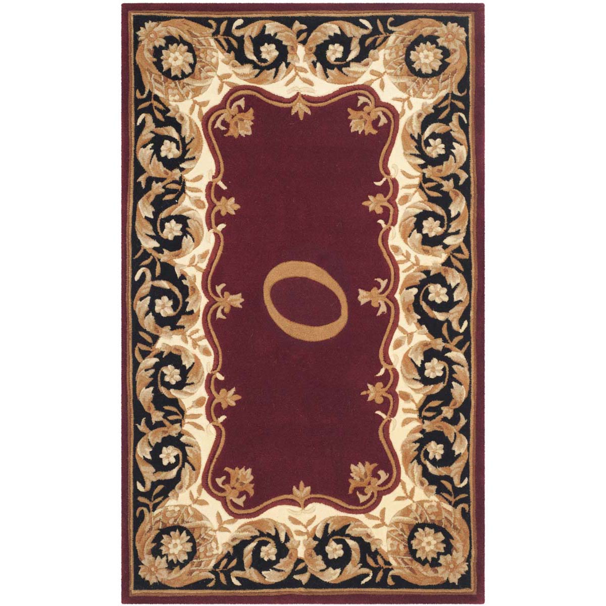 Safavieh Naples 20O Rug, NA520O - Maroon / Beige