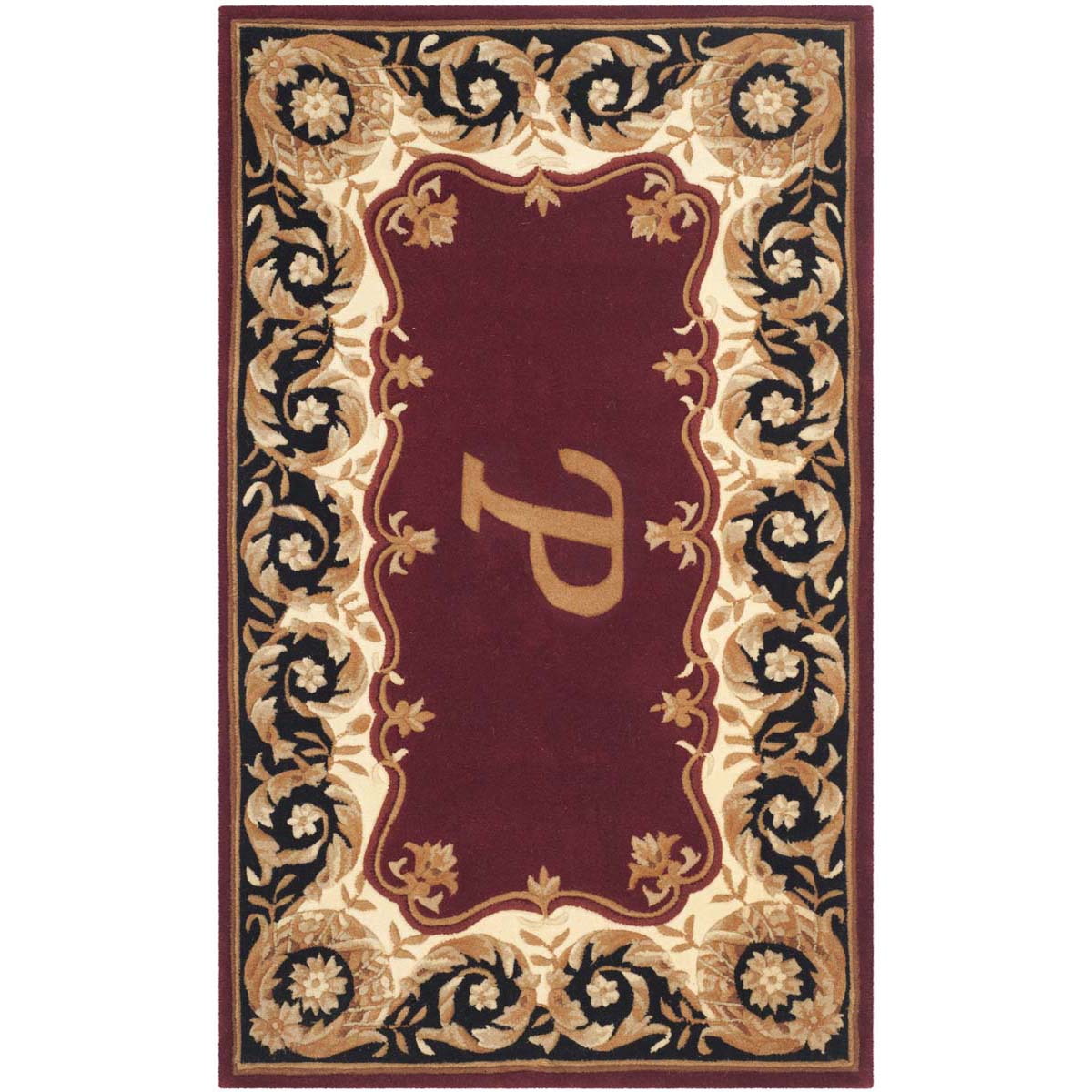 Safavieh Naples 20P Rug, NA520P - Maroon / Beige