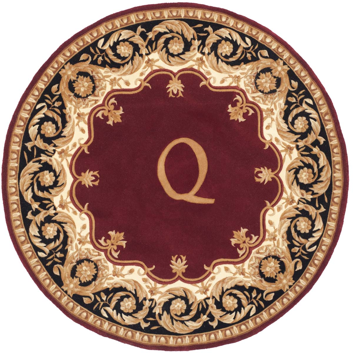 Safavieh Naples 20Q Rug, NA520Q - Maroon / Beige