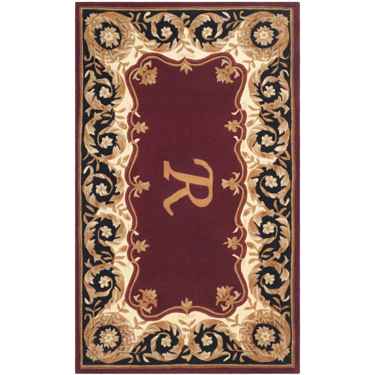 Safavieh Naples 20R Rug, NA520R - Maroon / Beige