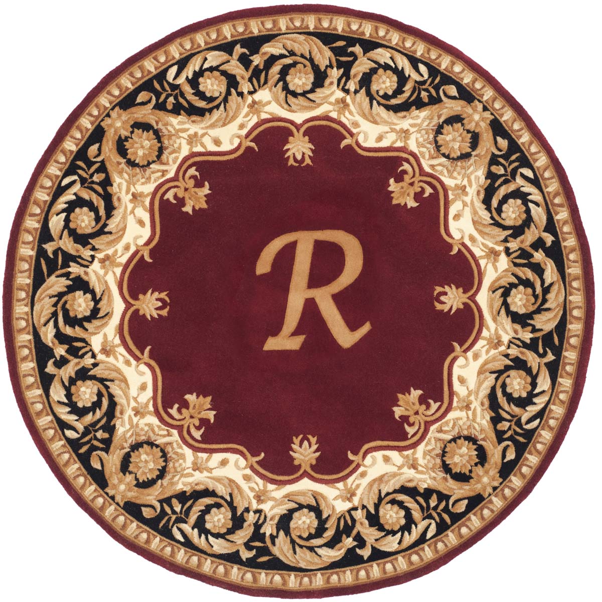 Safavieh Naples 20R Rug, NA520R - Maroon / Beige