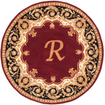 Safavieh Naples 20R Rug, NA520R - Maroon / Beige