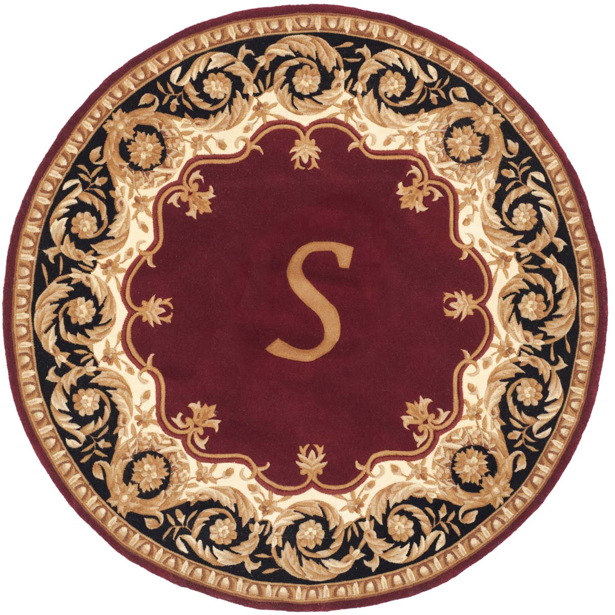 Safavieh Naples 20S Rug, NA520S - Maroon / Beige