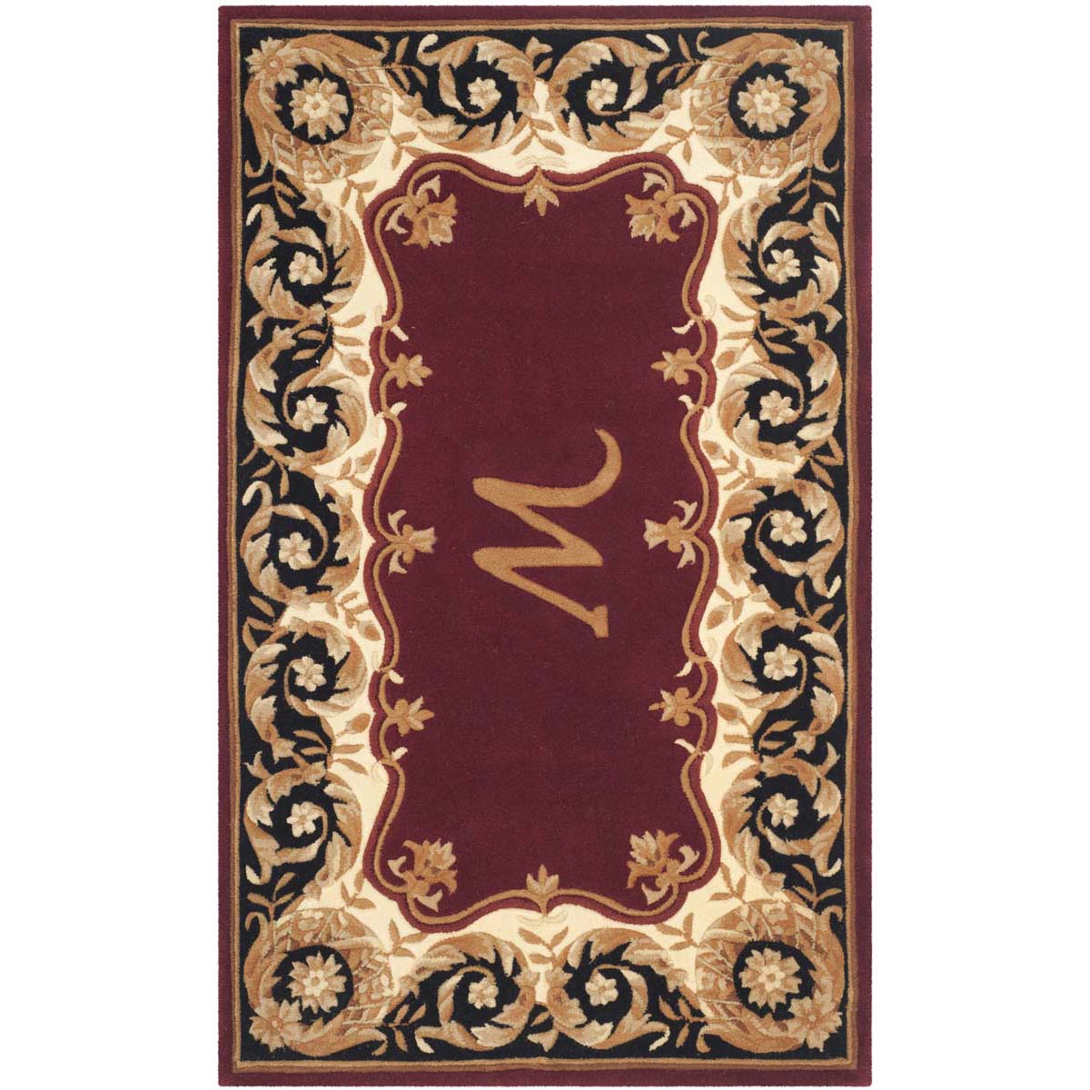 Safavieh Naples 20W Rug, NA520W - Maroon / Beige