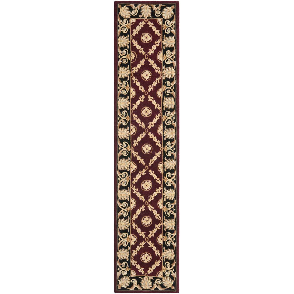 Safavieh Naples 21B Rug, NA521B - Burgundy / Black