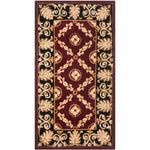 Safavieh Naples 21B Rug, NA521B - Burgundy / Black