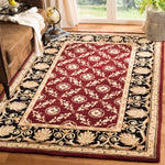 Safavieh Naples 21B Rug, NA521B - Burgundy / Black