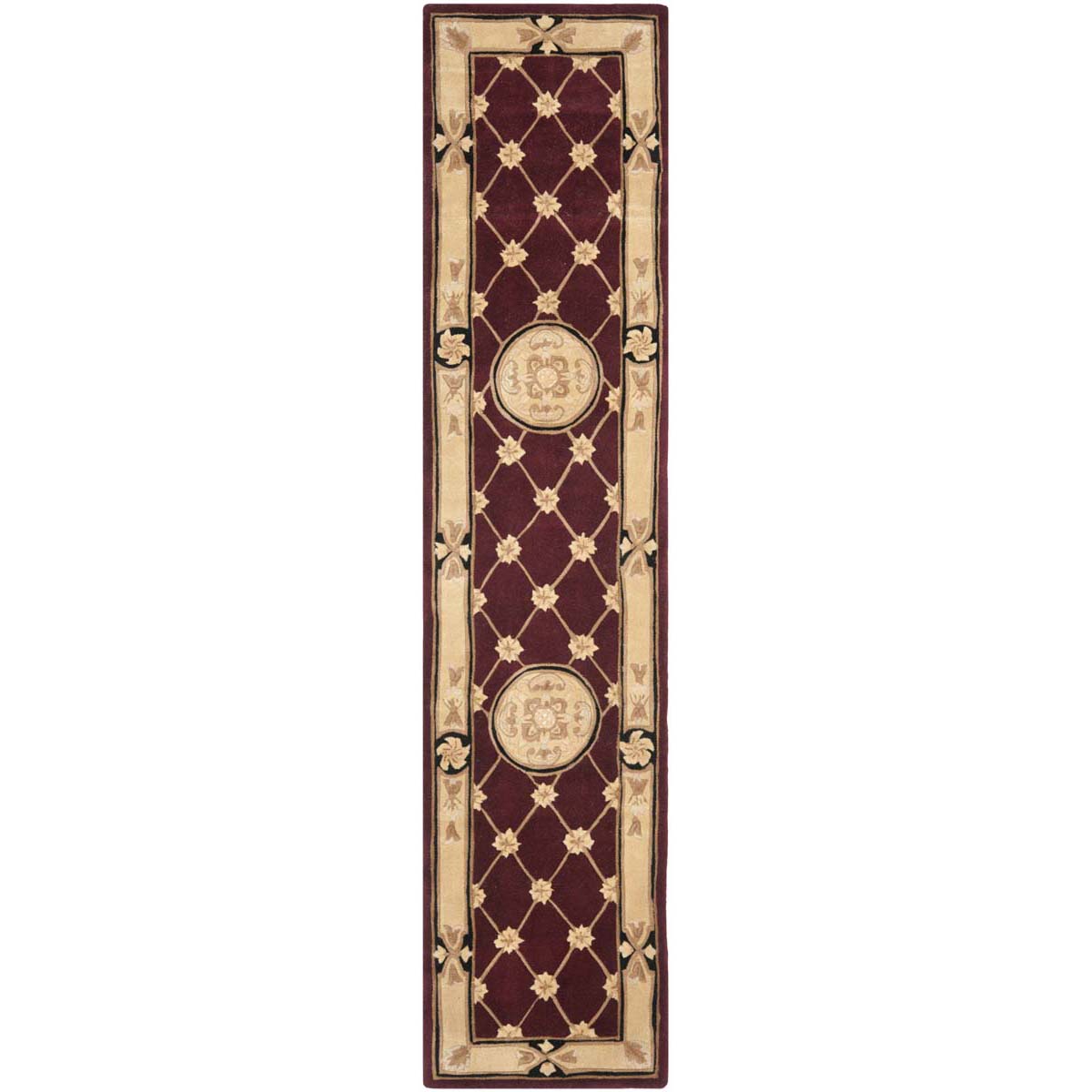 Safavieh Naples 23A Rug, NA523A - Burgundy / Ivory