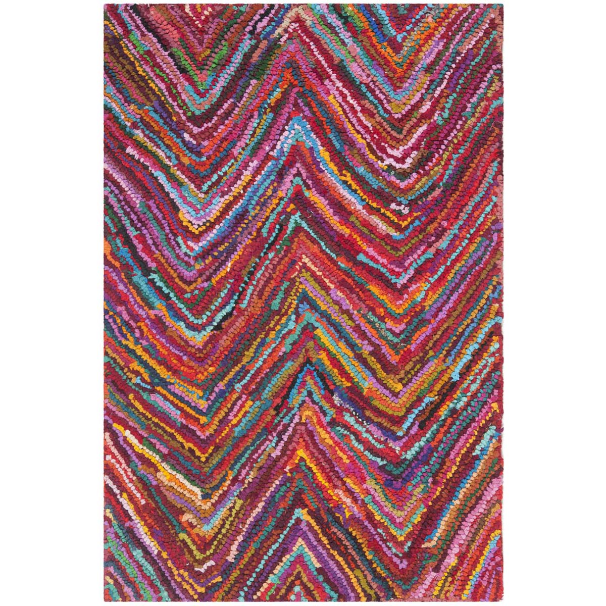 Safavieh Nantucket 141 Rug, NAN141 - Pink / Multi