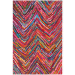 Safavieh Nantucket 141 Rug, NAN141 - Pink / Multi