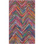 Safavieh Nantucket 141 Rug, NAN141 - Pink / Multi