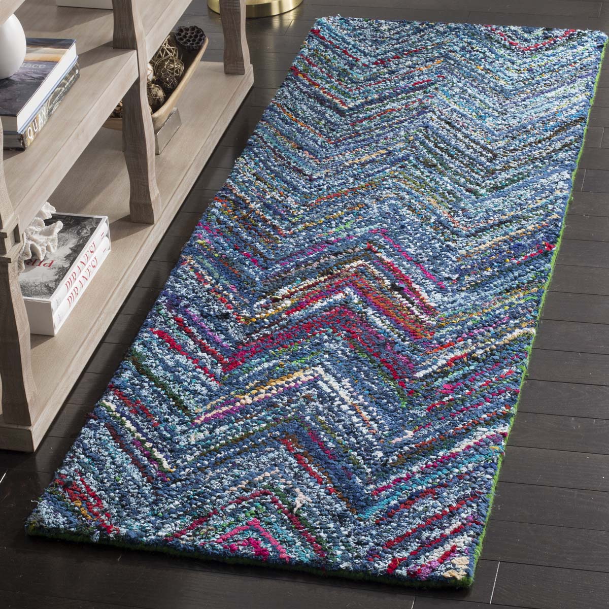 Safavieh Nantucket 141 Rug, NAN141 - Blue / Multi