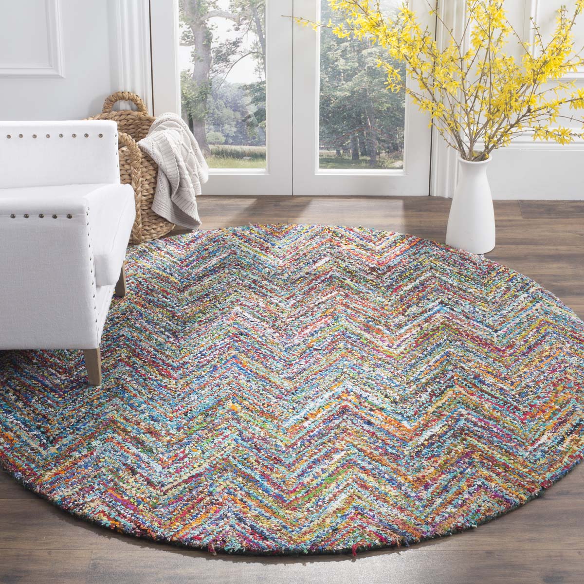 Safavieh Nantucket 141 Rug, NAN141 - Blue / Multi