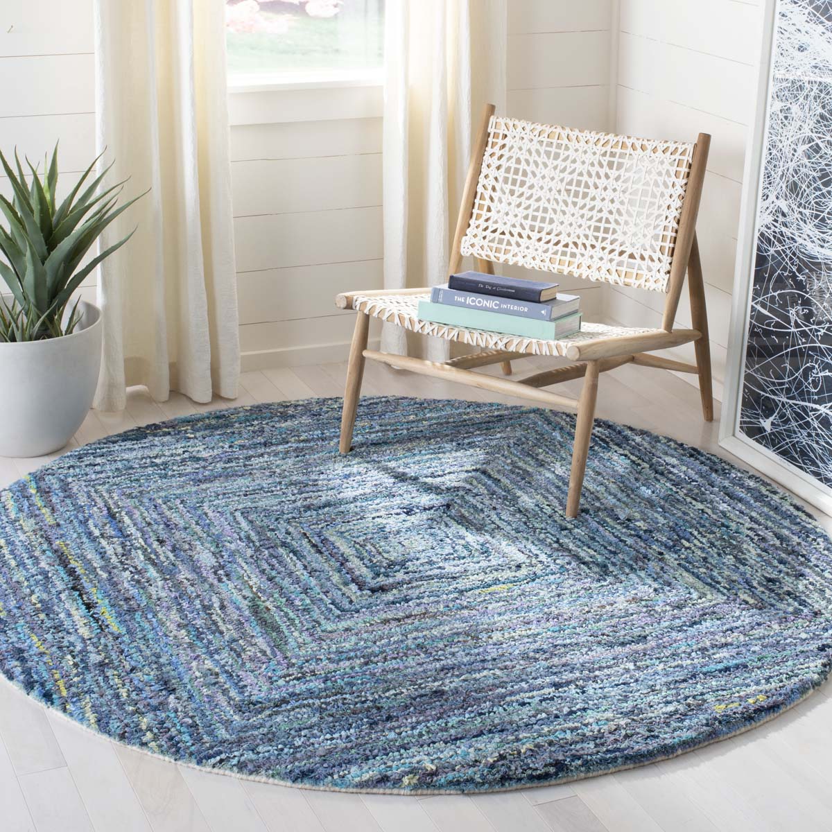 Safavieh Nantucket 216 Rug, NAN216 - Blue