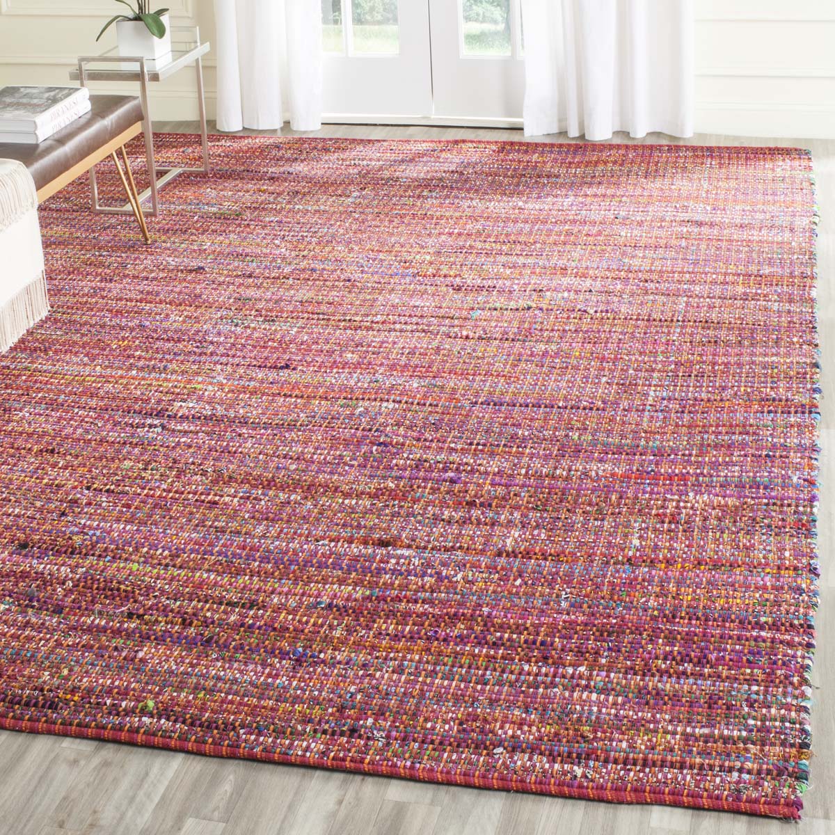 Safavieh Nantucket 220 Rug, NAN220 - Red