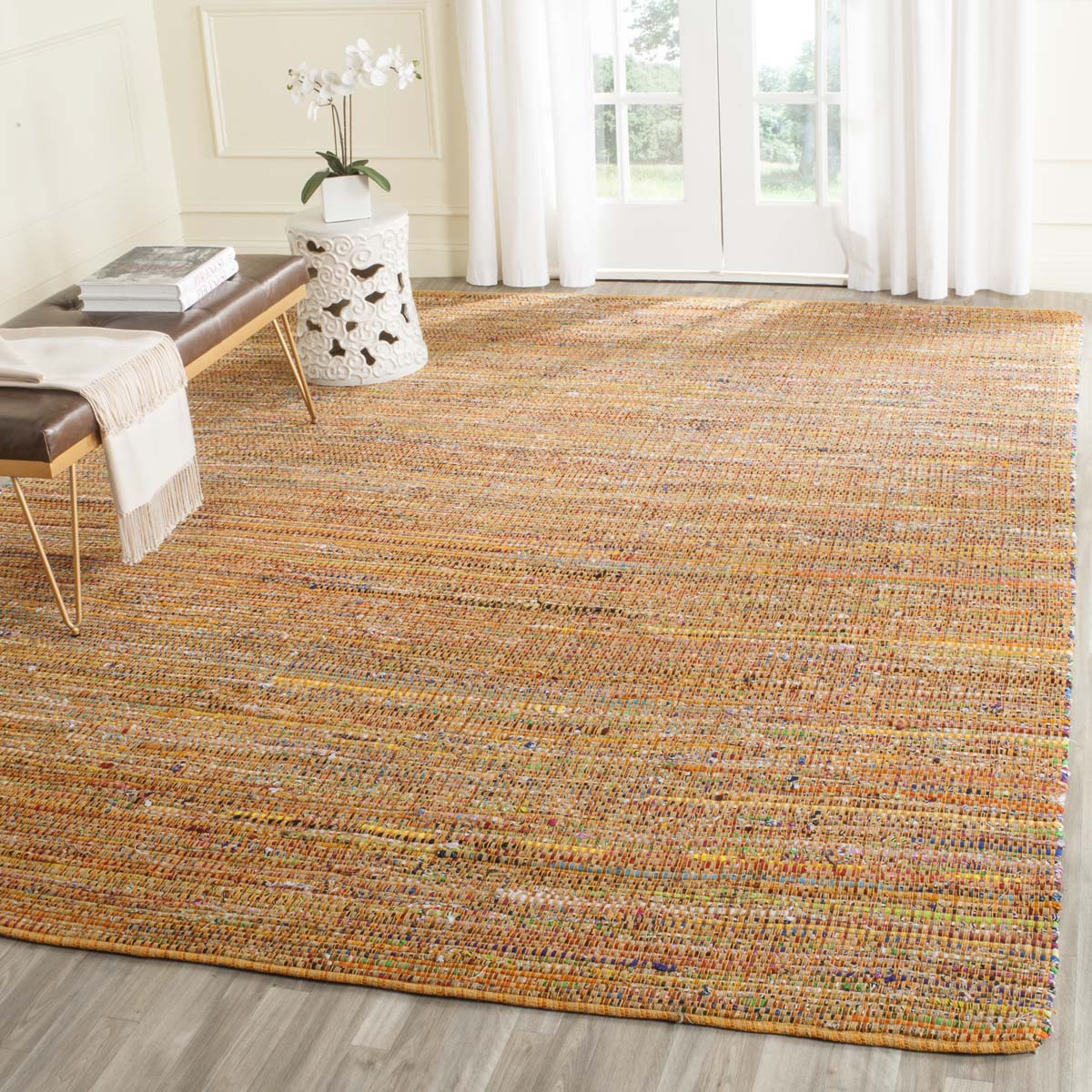 Safavieh Nantucket 220 Rug, NAN220 - Yellow