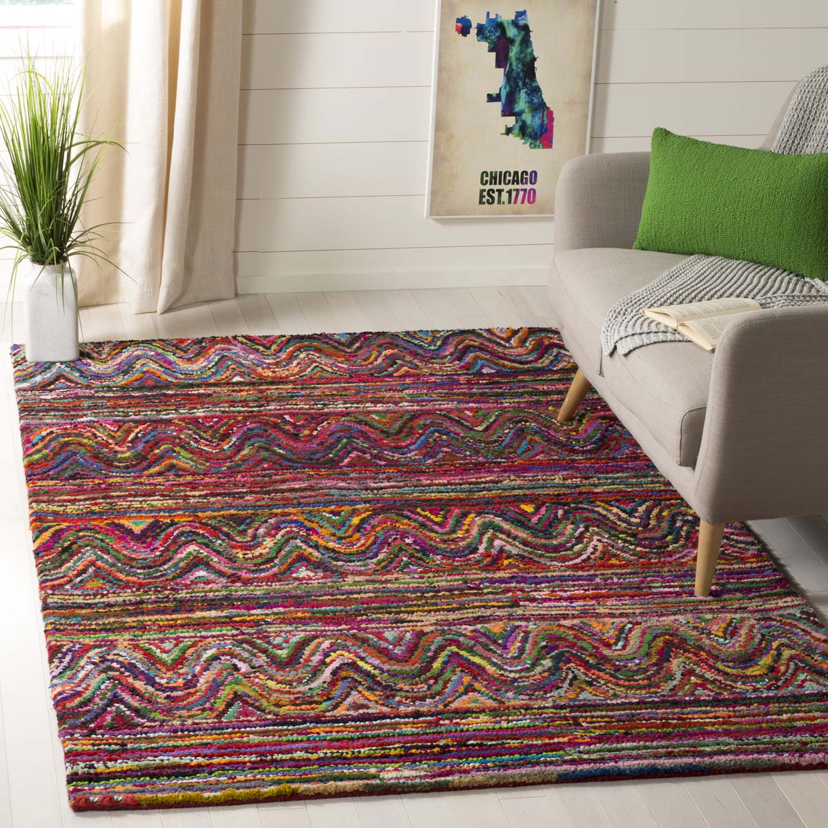 Safavieh Nantucket 401 Rug, NAN401 - Multi