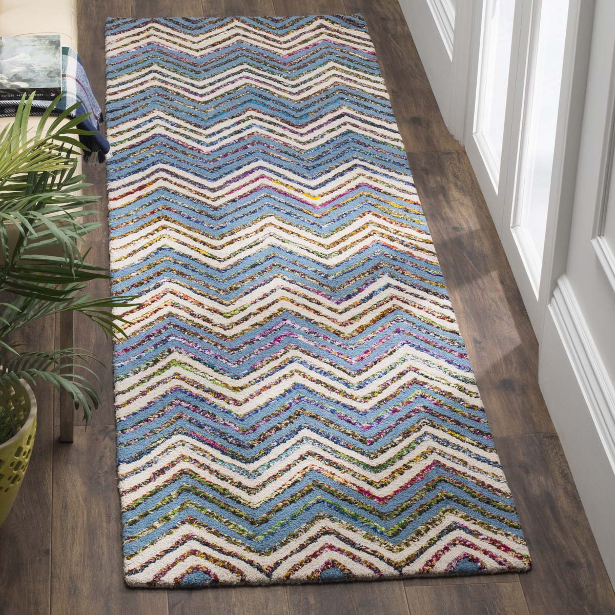 Safavieh Nantucket 601 Rug, NAN601 - Beige / Blue