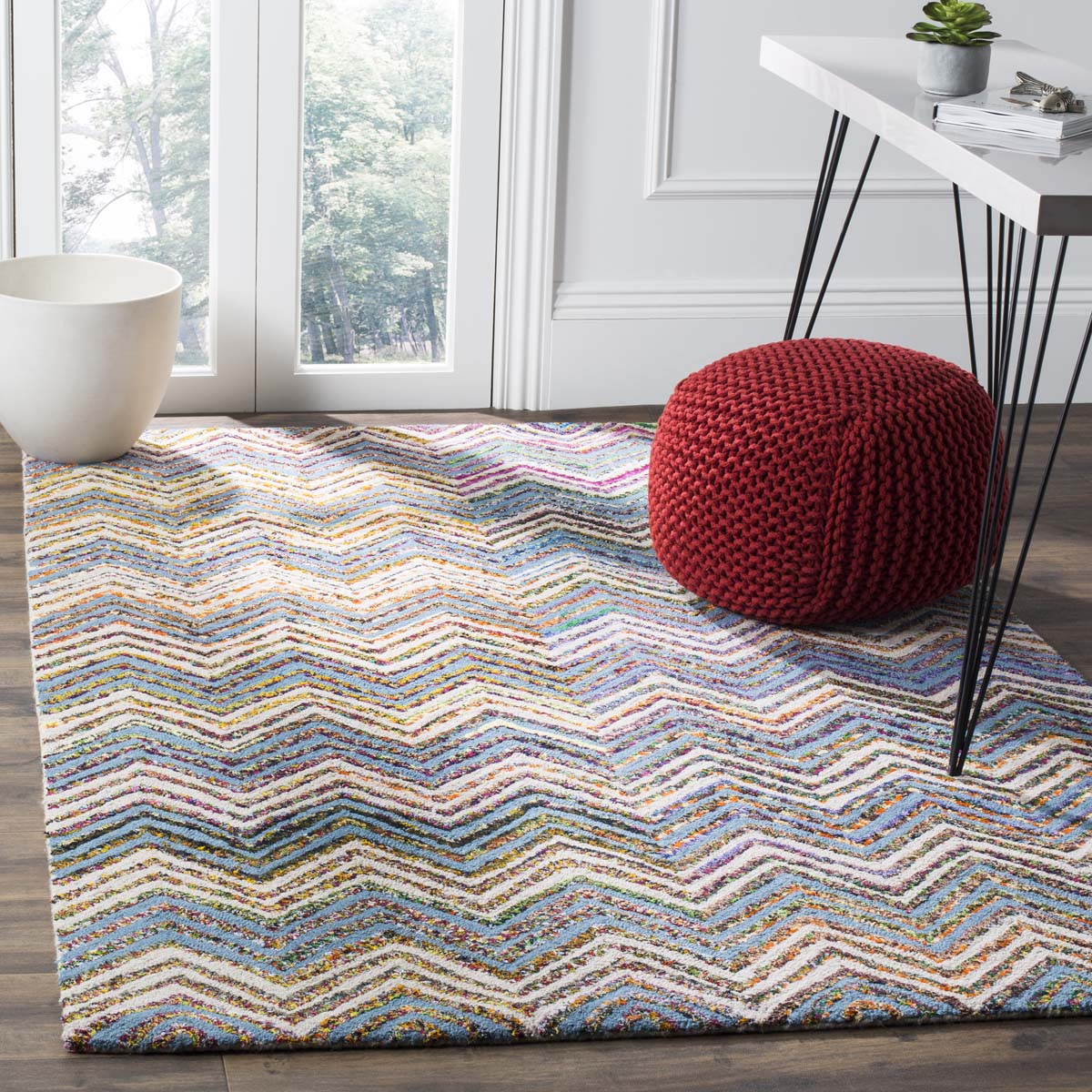 Safavieh Nantucket 601 Rug, NAN601 - Beige / Blue