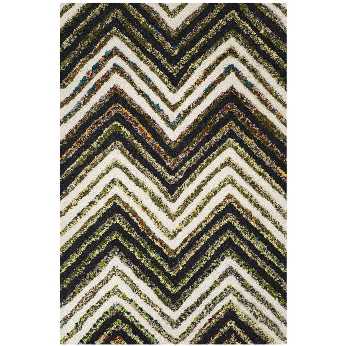 Safavieh Nantucket 601 Rug, NAN601 - Ivory / Black