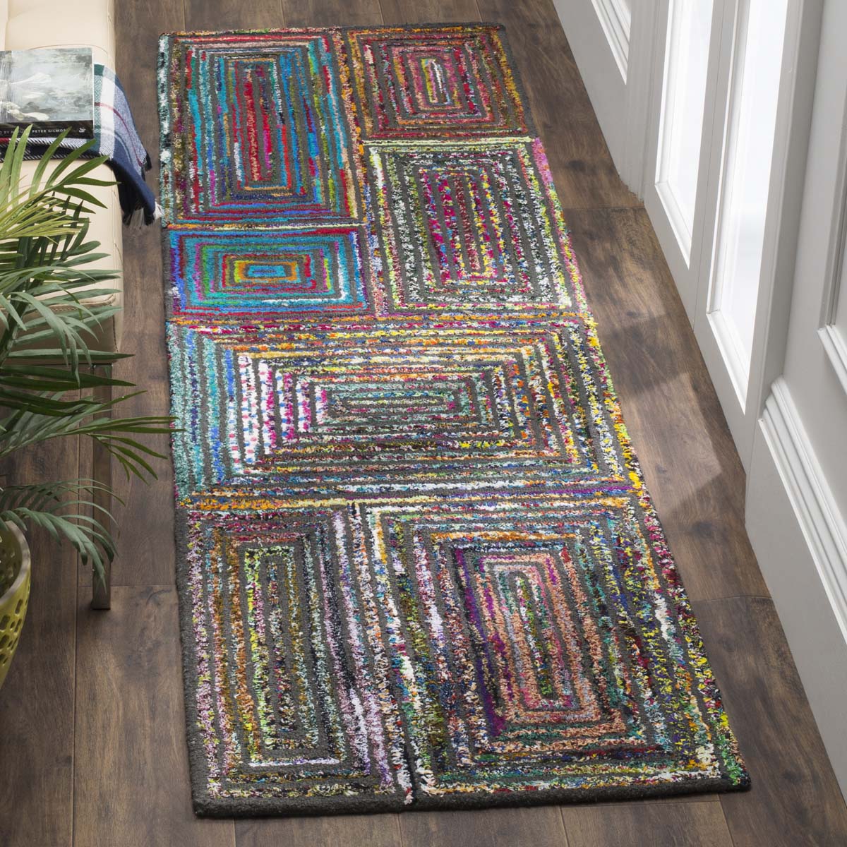 Safavieh Nantucket 609 Rug, NAN609 - Charcoal