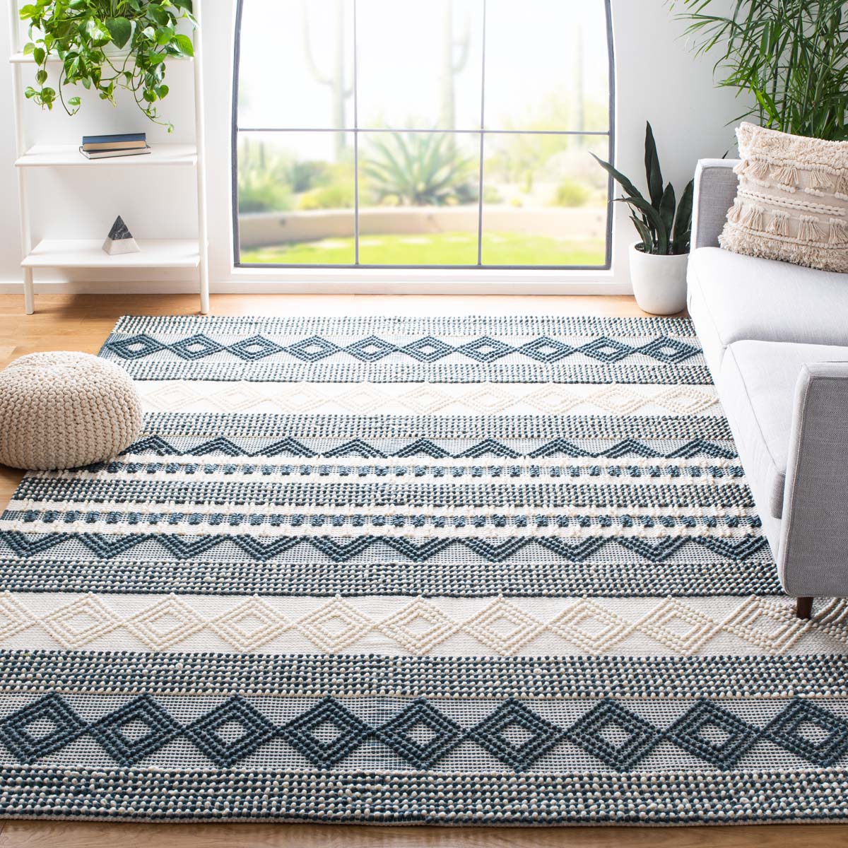 Safavieh Natura 102 Rug, NAT102 - Dark Green / Ivory