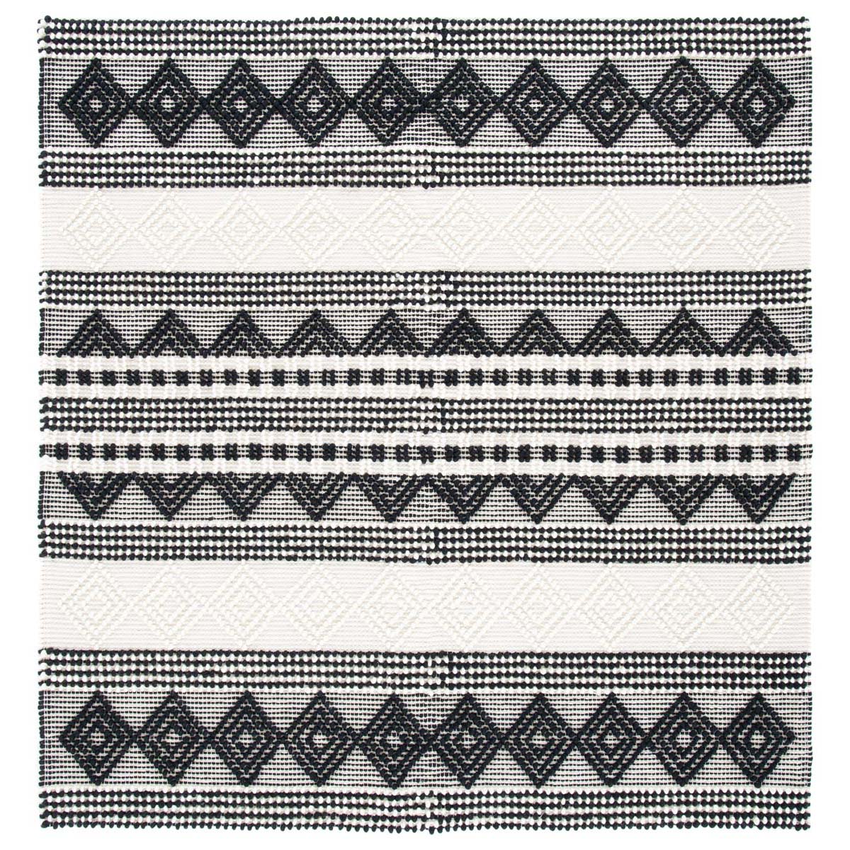 Safavieh Natura 102 Rug, NAT102 - Black / Ivory