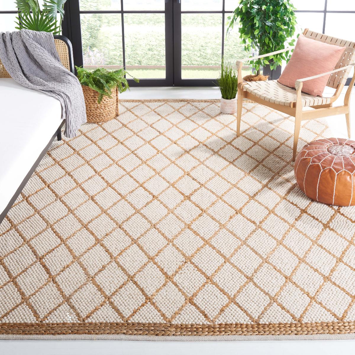 Safavieh Natura 223 Rug, NAT223 - IVORY / NATURAL