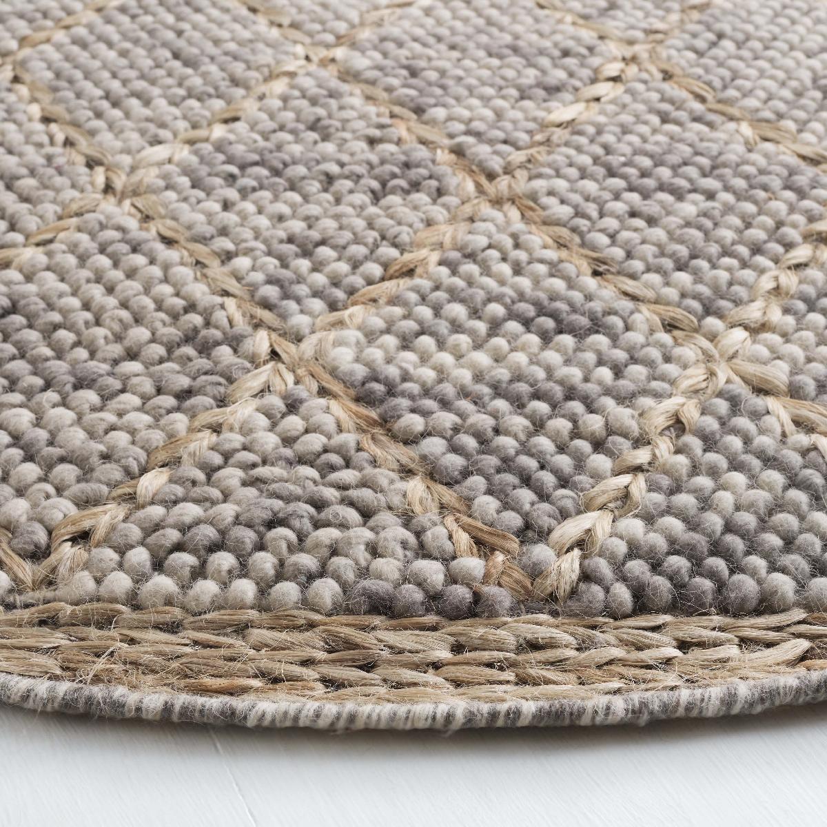 Safavieh Natura 223 Rug, NAT223 - LIGHT GREY / NATURAL