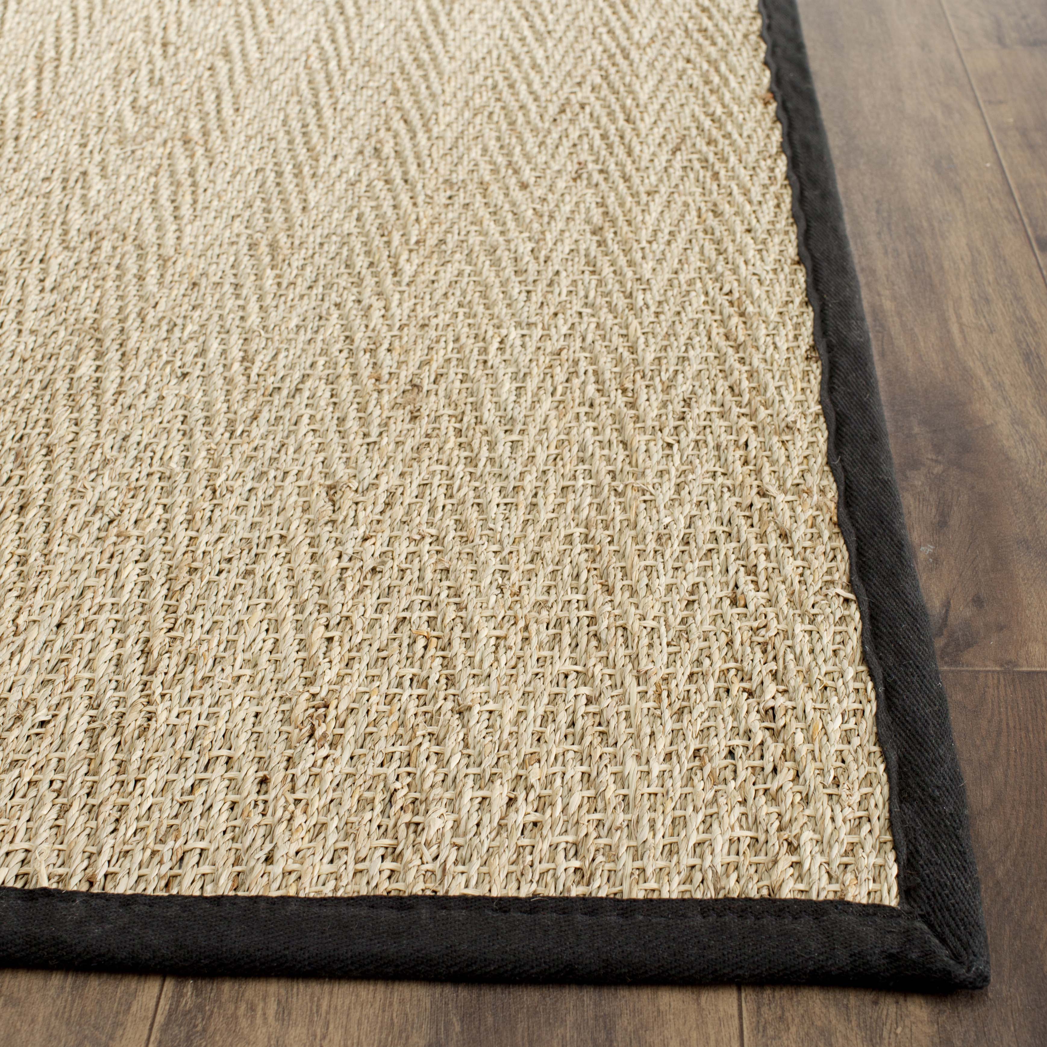 Safavieh Natural Fiber 15C Rug, NF115C - Natural / Black