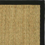 Safavieh Natural Fiber 15C Rug, NF115C - Natural / Black