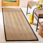 Safavieh Natural Fiber 15C Rug, NF115C - Natural / Black