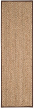 Safavieh Natural Fiber 15K Rug, NF115K - Natural / Dark Brown