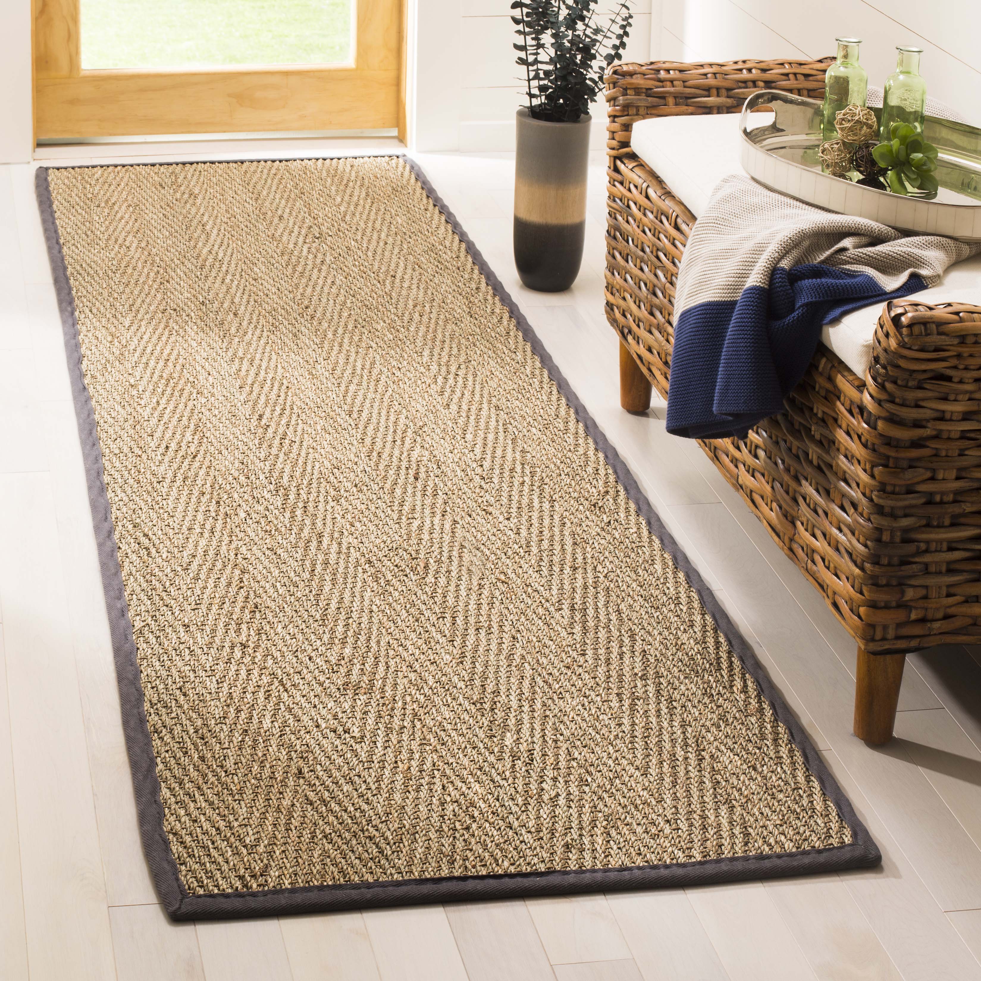 Safavieh Natural Fiber 15Q Rug, NF115Q - Natural / Dark Grey