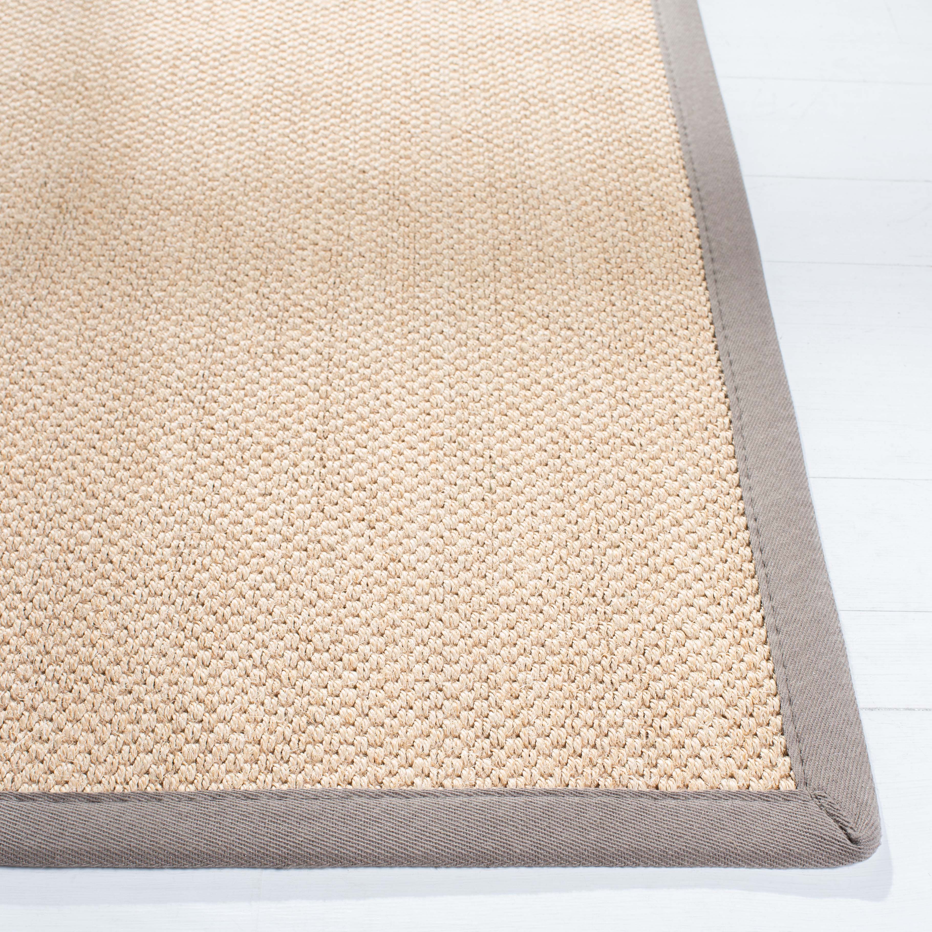 Safavieh Natural Fiber 41G Rug, NF141G - Maize / Grey