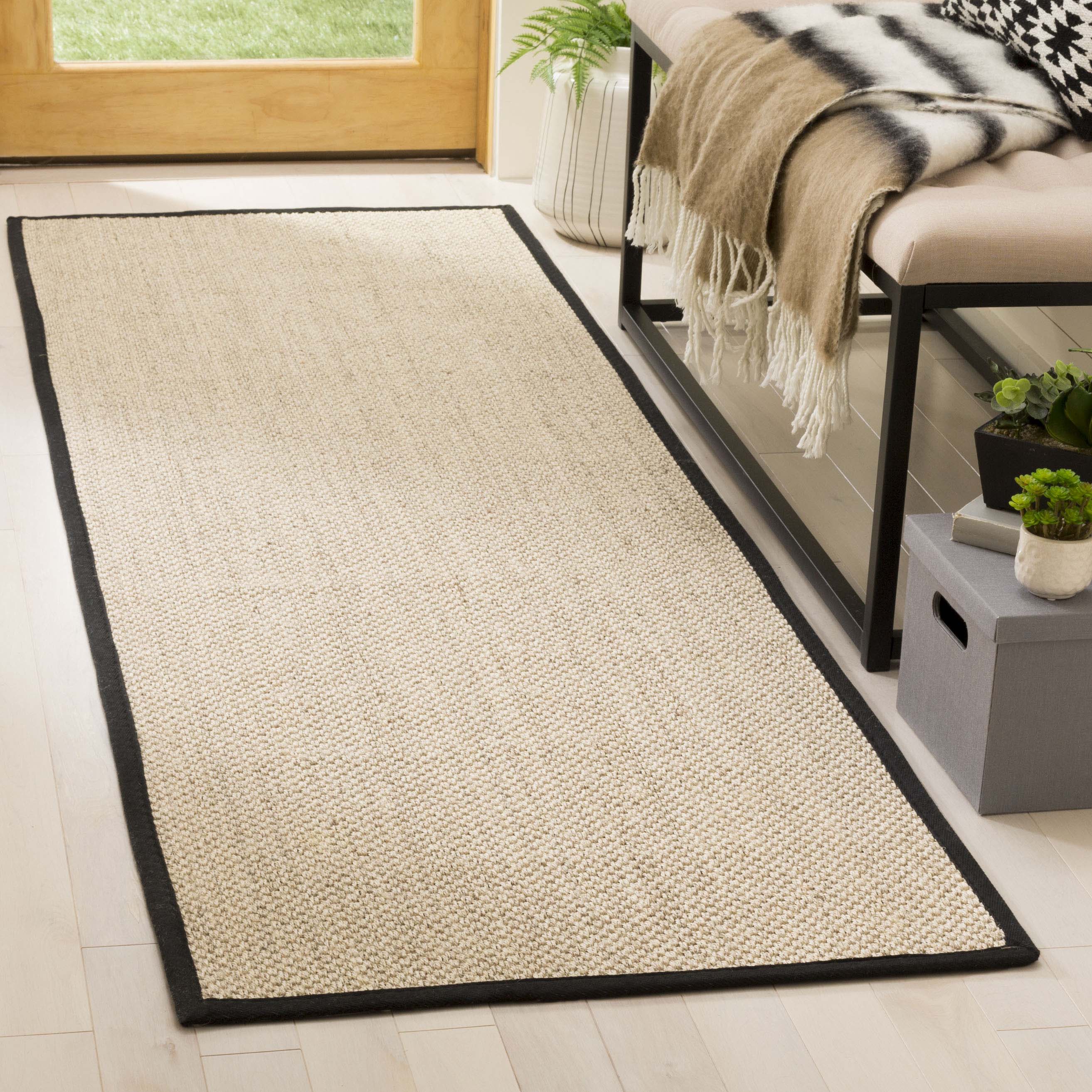 Safavieh Natural Fiber 43A Rug, NF143A - Marble / Black