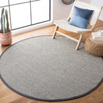 Safavieh Natural Fiber 51A Rug, NF151A - Natural / Dark Grey