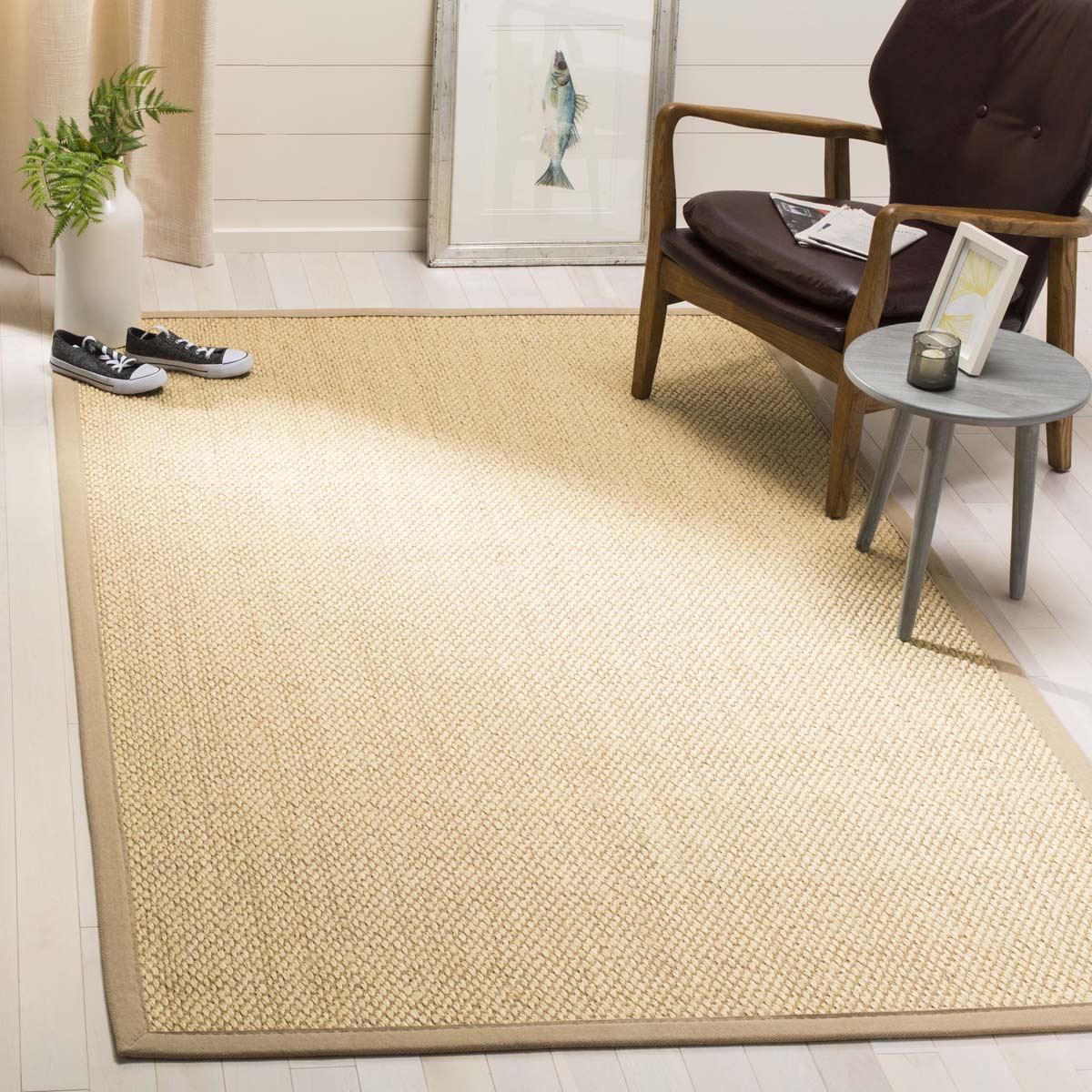 Safavieh Natural Fiber 52A Rug, NF152A - Ivory / Beige