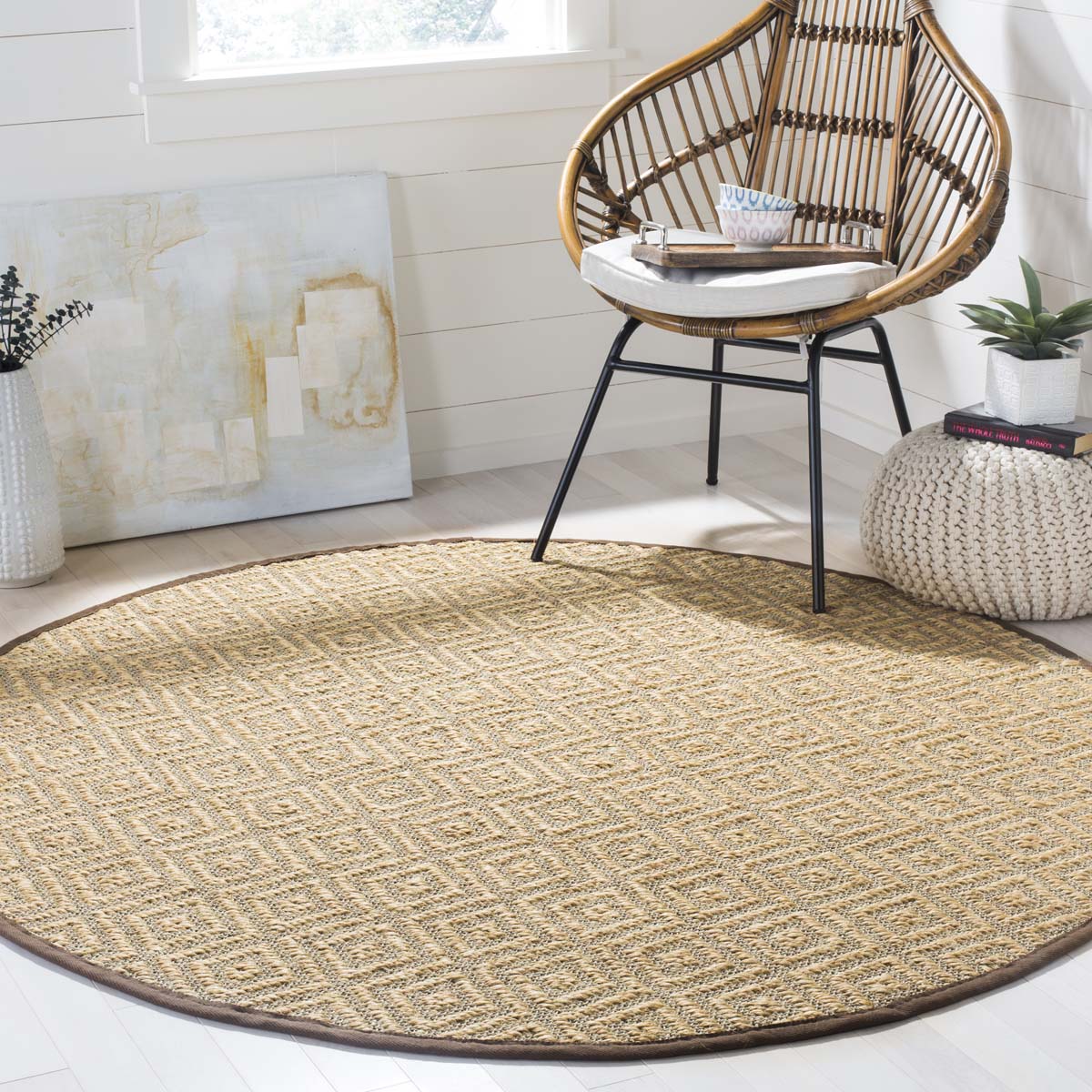 Safavieh Natural Fiber 54A Rug, NF154A - Natural / Brown