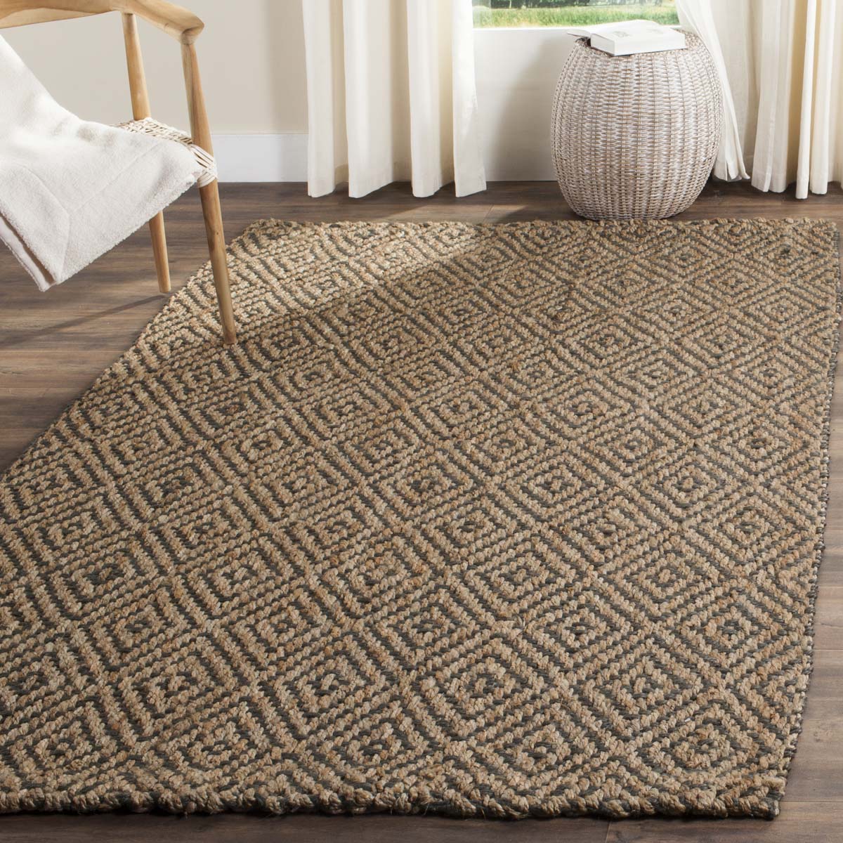 Safavieh Natural Fiber 81D Rug, NF181D - Natural / Grey