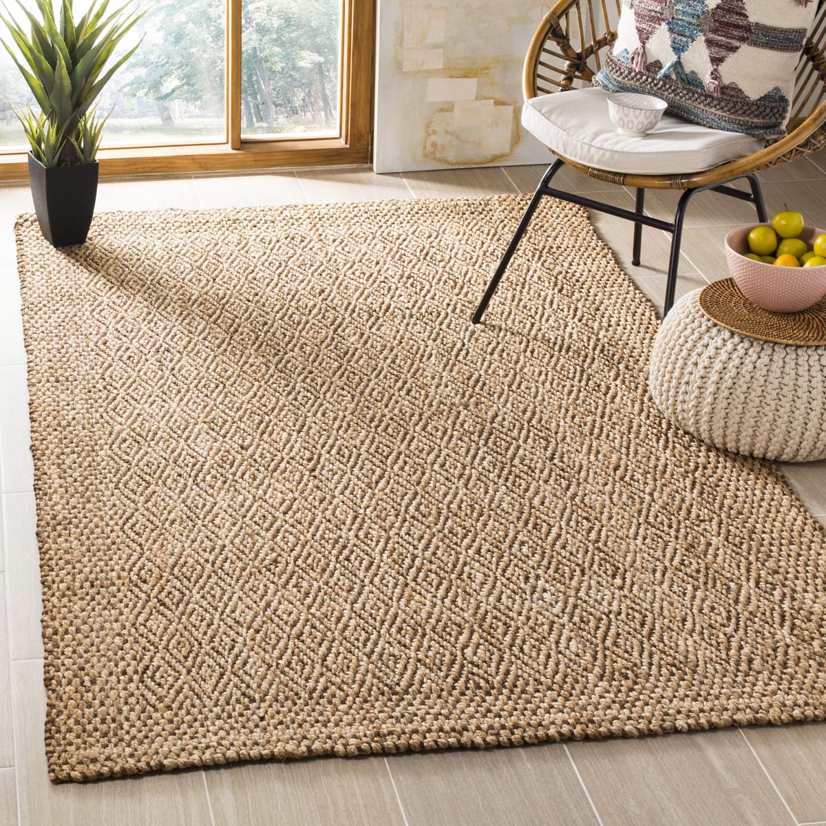 Safavieh Natural Fiber 83A Rug, NF183A - Natural / Brown