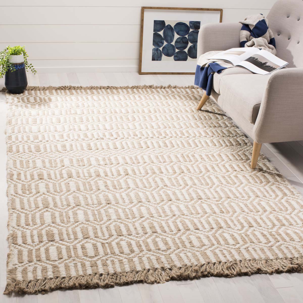 Safavieh Natural Fiber 84A Rug, NF184A - Natural / Ivory