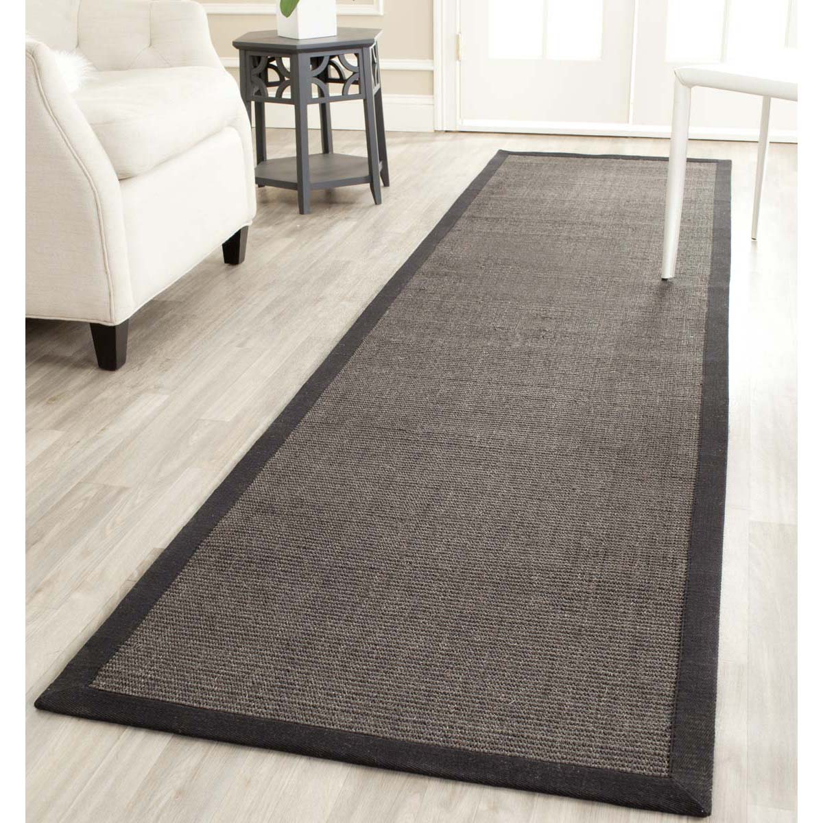 Safavieh Natural Fiber 441 Rug, NF441 - Charcoal / Charcoal