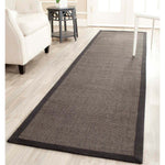 Safavieh Natural Fiber 441 Rug, NF441 - Charcoal / Charcoal