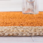 Safavieh Natural Fiber 01 Rug, NF801 - Orange / Natural