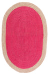 Safavieh Natural Fiber 01 Rug, NF801 - Fuchsia / Natural