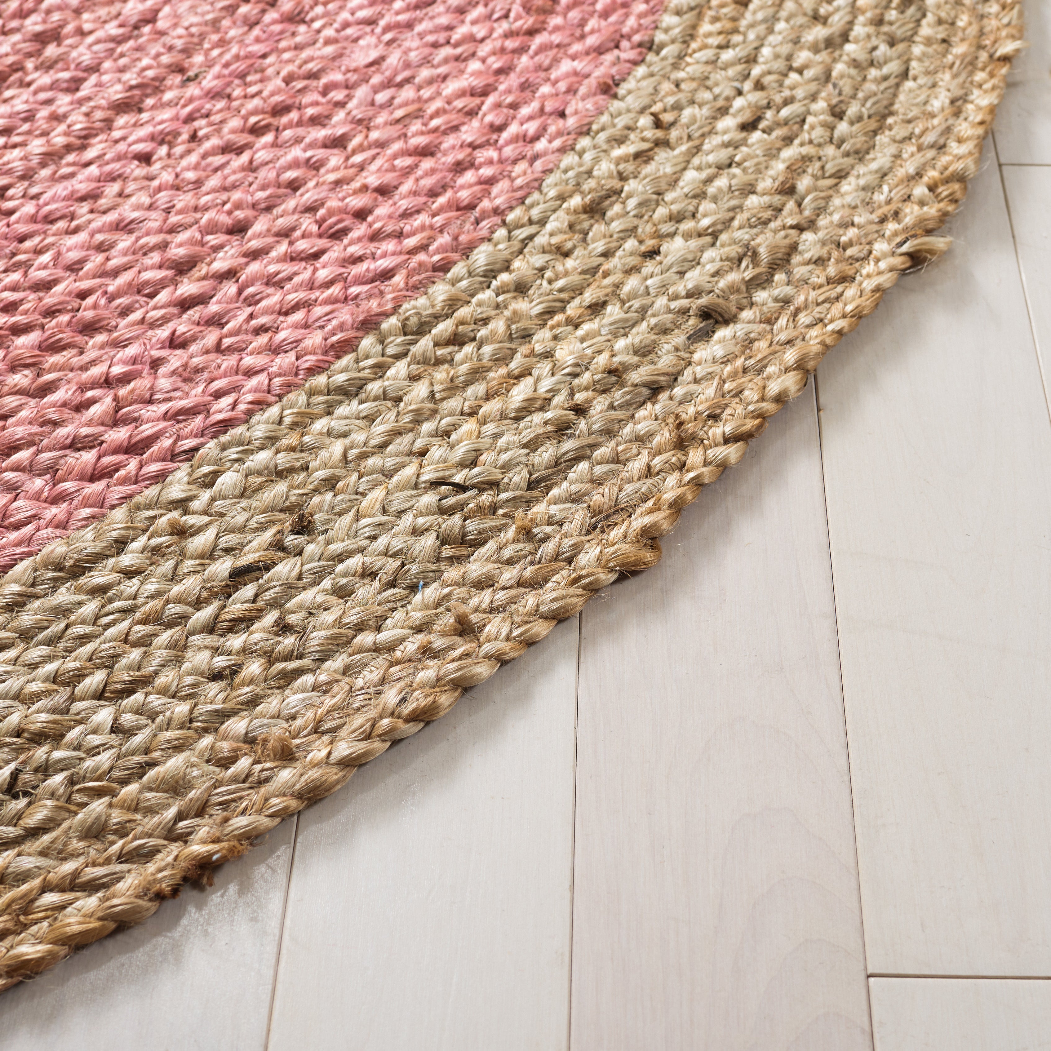 Safavieh Natural Fiber 01 Rug, NF801 - Pink / Natural